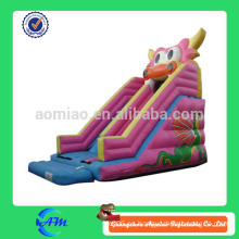 Diapositiva inflable de la vaca encantadora nueva diapositiva popular